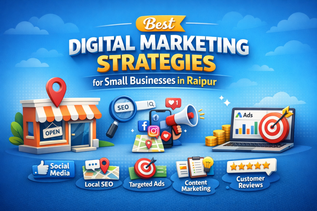 Digital marketing strategies for small businesses in Raipur