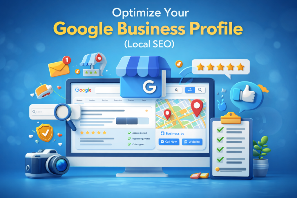 optimize Google Business Profile for local SEO in Raipur small business