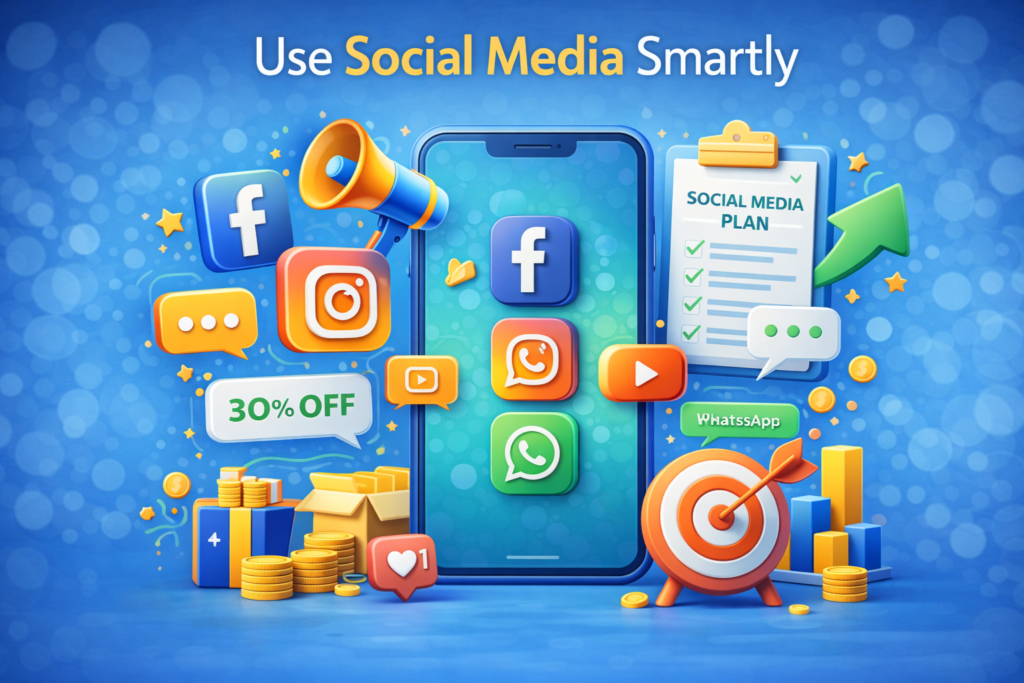 social media marketing strategy for small businesses in Raipur using Instagram and Facebook